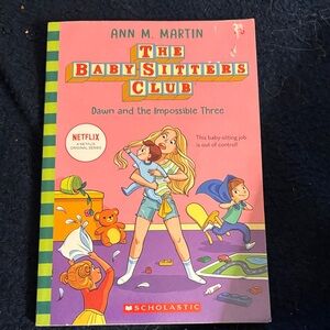 Scholastic The Baby-Sitters Club Book - Pink and Yellow Cover